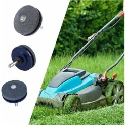 Pack 50mm Lawn Mower Blade Sharpener For Hand Drill And Tool Sharpener -Garden Care 56638373 3