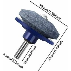 Pack 50mm Lawn Mower Blade Sharpener For Hand Drill And Tool Sharpener -Garden Care 56638373 5