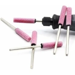 Grinding Polishing Head, 8 Pcs Abrasive Stone Grinding Wheels, Rod Grinding Wheel, Abrasive Rod, Chainsaw Sharpeners, 4mm Diamond Chainsaw Sharpening Files For Sharpening Chainsaws -Garden Care 56638843 4