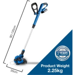 Cordless Grass Trimmer Hyundai HY2187 20v Li-Ion Battery-Powered -Garden Care 58159396 3