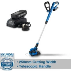 Cordless Grass Trimmer Hyundai HY2187 20v Li-Ion Battery-Powered -Garden Care 58159396 4