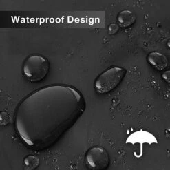 Lawn Mower Cover, 210D Oxford Cloth Mower Cover, Lawn Tractor Cover With Drawstring & Buckle Wi -Garden Care 58420826 3