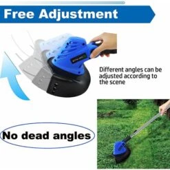 21V Grass Trimmer Electric Cordless Strimmer, Lawn Mower, Pruning Cutter Garden Tools, Battery & Charger, Head Pivots For Garden Clearing Weeds Flower Trees, Telescopic Lightweight Weed Hedge Trimmer -Garden Care 59499590 3