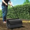 Hommoo Lawn Roller Black 57 Cm 43 L -Garden Care 59934084 1