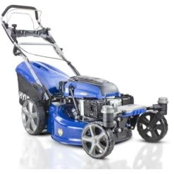 Hyundai 196cc Self-Propelled Petrol Lawnmower With Electric Start And Swivel Wheels - 508mm