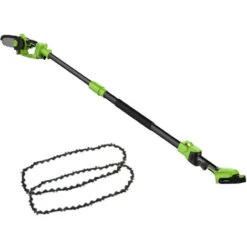 No Name PACK 2in1 Chainsaw + 2 Chains - VENTEO - Telescopic Handle - Cordless Chainsaw - DIY/cutting/trimming - Lightweight - Includes 2 Spare Chains