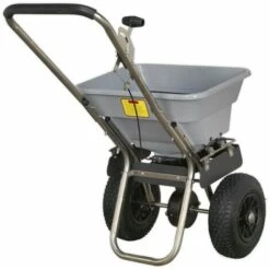 Sealey Stainless Steel Broadcast Salt Spreader 37kg Walk Behind SSB37W -Garden Care 63520822 3