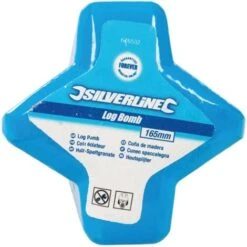 Silverline 1.5kg Log Bomb 4 Way Split Splitter Splitting Wood Wedge Axe 676532 -Garden Care 64441866 2