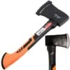 Neilsen Non Slip Handle 1.5lb Hatchet Axe Chopper Splitter Wood Camping Kindle -Garden Care 66557573 1