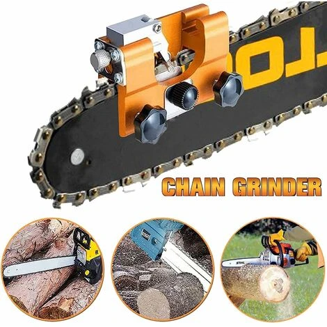 Chainsaw Sharpener, Hand Crank Portable Chainsaw Sharpener Home Chain Sharpener Fits Most Chainsaws 4 Chainsaw Sharpener, Hand Crank Portable Chainsaw Sharpener Home Chain Sharpener Fits Most Chainsaws - Image 2