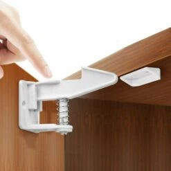 10 Pack Child Safety Padlocks Invisible Security For Cabinet And Drawer Lock For Cabinet Door Drawer Cupboard Closet