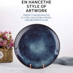 4pcs Plate Stands For Display Plate Holder Display Stand Metal Frame Holder Stand For Picture, Decorative Plate, Book, Photo Easel Rose Gold Small -Garden Care 69416288 3