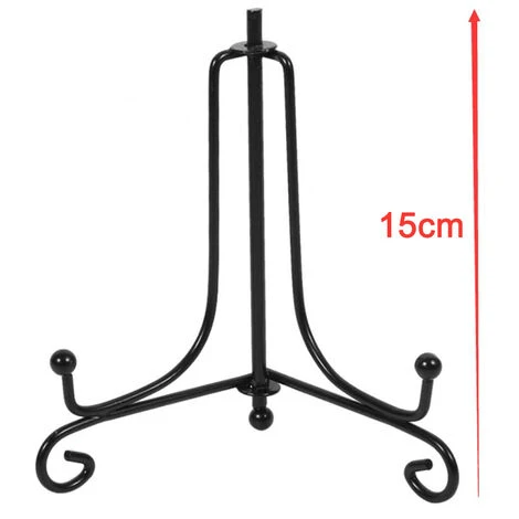 5 Pack Iron Display Stand, Blue Iron Easel Plate Display Photo Holder Stand, Displays Picture Frames, Decorative Plates, Tablets And Art 6 Inch 7 5 Pack Iron Display Stand, Blue Iron Easel Plate Display Photo Holder Stand, Displays Picture Frames, Decorative Plates, Tablets And Art 6 Inch - Image 5