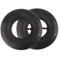 2 Pcs Inner Tube Tire Series 4.10/3.50-4 Inch For Hand Truck, Trolley, Hand Cart, Garden Cart, Lawn Mower, Replacement Tube