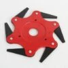 65Mn Grass Strimmer Head Knotted Steel Wire Wheel,Garden Weed Brush Lawn Mower Indestructible Trimmer Cutter Head Universal Replacement Tool，6 Teeth -Garden Care 72369150 1
