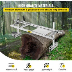 Portable Chainsaw Mill Planking Milling From 14" To 36" Guide Bar -Garden Care 74438189 3