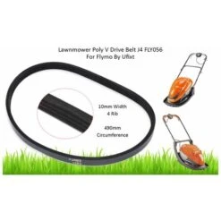 Ufixt&174 Flymo Easi Glide 330 (9665550-40) Poly V Drive Belt FLY056/FL267 -Garden Care 7461098 3