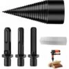 Cue -in -law Wooden Splitting, 32mm Logging For Electric Drill, Wooden Splitting, Wood Switcher Drill With 3 Handles, Square/round/hexagonal -Garden Care 76421839 1