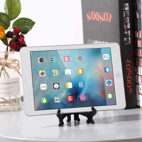 12 Pieces Plastic Easels Plate Holders, Plate Holders, Folding Plates, Display Stands For Displaying Collectible Plates, Bowl Holders, Books, Plates, DVDs, Picture 6 12 Pieces Plastic Easels Plate Holders, Plate Holders, Folding Plates, Display Stands For Displaying Collectible Plates, Bowl Holders, Books, Plates, DVDs, Picture - Image 4