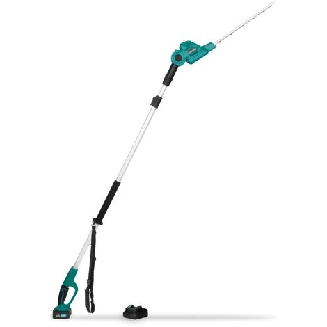VONROC Telescopic Hedge Trimmer 20V (Incl. 4.0Ah Battery And Quick Charger) - Tiltable Blade - Extendable Pole (200-260 Cm) 3 VONROC Telescopic Hedge Trimmer 20V (Incl. 4.0Ah Battery And Quick Charger) - Tiltable Blade - Extendable Pole (200-260 Cm)