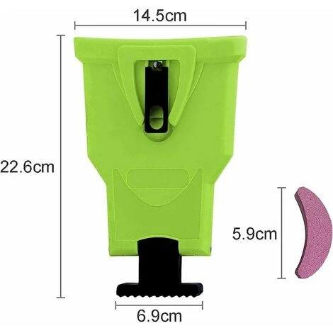 Chain Sharpener For Chainsaw, Weeder Chain, With 4pcs Replaceable Whetstone (Green) 4 Chain Sharpener For Chainsaw, Weeder Chain, With 4pcs Replaceable Whetstone (Green) - Image 2
