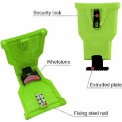 Chain Sharpener For Chainsaw, Weeder Chain, With 4pcs Replaceable Whetstone (Green) 9 Chain Sharpener For Chainsaw, Weeder Chain, With 4pcs Replaceable Whetstone (Green) -Garden Care 80284603 3