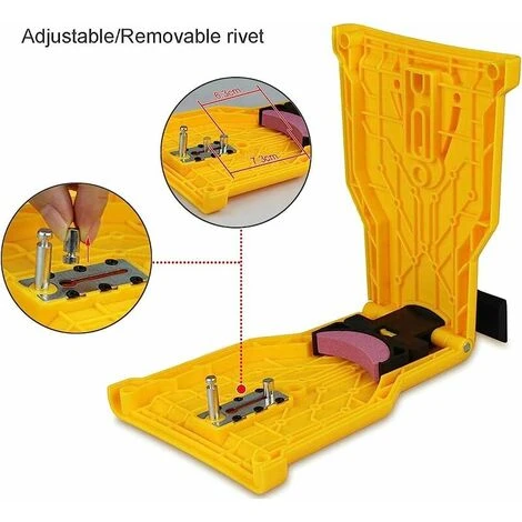 Chain Sharpener For Chainsaw, Weeder Chain, With 4pcs Replaceable Whetstone (Green) 6 Chain Sharpener For Chainsaw, Weeder Chain, With 4pcs Replaceable Whetstone (Green) - Image 4