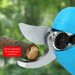16.8V 2Ah Cordless Electric Pruning Shears With Carrying Case And Maintenance Kit Rechargeable Pruning Shears For Cutting Branches, 25mm Cutting Diameter, 1 Battery - 1 Battery -Garden Care 80968357 5