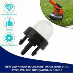 BR-Vie Primer Bulbs 5-Pack Snap-in Universal Primer Bulb Replacements For Chainsaw Grass Strimmer Brush Cutter Yard Equipment Fit For Stihl Weed Eater -Garden Care 85887929 4