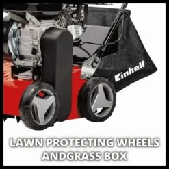 Einhell Petrol Lawn Scarifier - Powerful 4 Stroke Engine - With Depth Adjustment - 45L Catch Bag - Folding Handle - GC-SC 4240 P -Garden Care 86734126 5