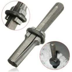 Industrial 14mm Plug Wedge And Feather Wedges Concrete Marble Granite Rock Stone Splitter Hand Tool -Garden Care 87648660 5