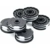 Set Of 6 Replacement Line Spools For LIDL Parkside PRTA 20-Li A1, B2, C3, PRT 550 A1, A3, PRT 300 A1-2 X 4 M 1.6 Mm Cordless Brushcutter