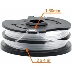 Set Of 6 Replacement Line Spools For LIDL Parkside PRTA 20-Li A1, B2, C3, PRT 550 A1, A3, PRT 300 A1-2 X 4 M 1.6 Mm Cordless Brushcutter -Garden Care 88295189 2