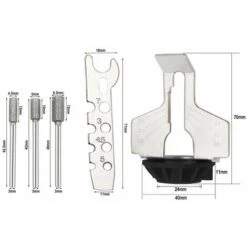 Chainsaw Sharpener - Chainsaw Sharpening Kit, Electric Sharpener, Serrated Sharpener, Polishing Accessory Set, Chain Drill -Garden Care 88297915 3