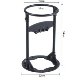 Livingandhome 34cm Black Steel Firewood Kindling Splitter Log Wood Cutter -Garden Care 88302263 5