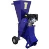 Log Splitter 5T Electric & 6.5HP Wood Chipper Petrol Timber -Garden Care 88699612 1