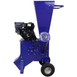 Log Splitter 5T Electric & 6.5HP Wood Chipper Petrol Timber -Garden Care 88699612 4