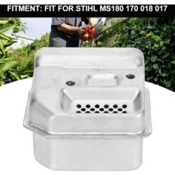 Exhaust Muffler Replacement For STIHL MS180 Chainsaw Accessory 170 018 017 -Garden Care 89263844 2