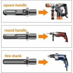 Log Splitter Screw Cone,Drilling Cone Log Splitter With 3 Drill Handles,42mm,Firewood Drill,Twist Drill,Cone Splitter For Home Use - MODOU 11 Log Splitter Screw Cone,Drilling Cone Log Splitter With 3 Drill Handles,42mm,Firewood Drill,Twist Drill,Cone Splitter For Home Use - MODOU -Garden Care 89805178 5