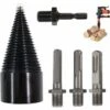 Wood Splitter, Wood Cone, Firewood Drill Bit, Wood Splitter Safe Drill, Wood Splitter High Speed Drill Bit, Woodworking Tool Wood Splitter Drill Bit - MODOU -Garden Care 89805211 1