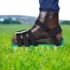 Lawn Aerator Shoes - Lawn Aerating Shoes Lawn Aerator Sandals Lawn Aerator Scarifier（green） -Garden Care 90736983 1