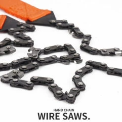 Outdoor Pocket Chainsaw (11 Teeth) Portable Handsaw, Black -Garden Care 90740773 3