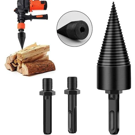 Log Craftsmman, Wooden Splitting, Safe Drill 45mm, Loggeries, Logis Of Wood To Split Wood, Wood Drill For Firewood Machine With (hex+square+round) 4 Log Craftsmman, Wooden Splitting, Safe Drill 45mm, Loggeries, Logis Of Wood To Split Wood, Wood Drill For Firewood Machine With (hex+square+round) - Image 2