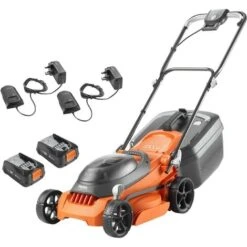 Flymo 36V EasiStore 340R Cordless Rotary Lawnmower 2.0 KIT