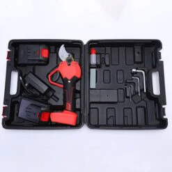 Electric Pruning Shears 40mm Cutting Diameter, Tree Branch Pruner, Electric Pruning Scissors, 1.5Ah Rechargeable Lithium Battery, Anti-Slip Handle (Size : 1x1.5AH)