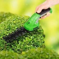 2 1 Cordless Lawn Mower DC7.2V Trimmer For Cutting Hedges, Lawns, 8cm Wide -Garden Care 93292804 5