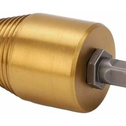 FlkwoH Log Splitter Screw Cone, Electric Drill Bit, Step Drill Bit, Wood Splitting Drill Bit, Step Drill Bit With Square Handle, 147mm -Garden Care 93447383 4