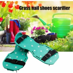 Grass Spiked Gardening Walking Revitalizing Lawn Aerator Sandals Nail Shoes Tool Nail Cultivator Yard Garden Tool 9 Grass Spiked Gardening Walking Revitalizing Lawn Aerator Sandals Nail Shoes Tool Nail Cultivator Yard Garden Tool -Garden Care 94387312 3