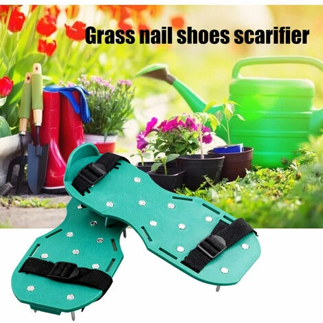 Grass Spiked Gardening Walking Revitalizing Lawn Aerator Sandals Nail Shoes Tool Nail Cultivator Yard Garden Tool 5 Grass Spiked Gardening Walking Revitalizing Lawn Aerator Sandals Nail Shoes Tool Nail Cultivator Yard Garden Tool - Image 3