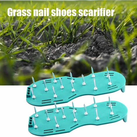 Grass Spiked Gardening Walking Revitalizing Lawn Aerator Sandals Nail Shoes Tool Nail Cultivator Yard Garden Tool 6 Grass Spiked Gardening Walking Revitalizing Lawn Aerator Sandals Nail Shoes Tool Nail Cultivator Yard Garden Tool - Image 4